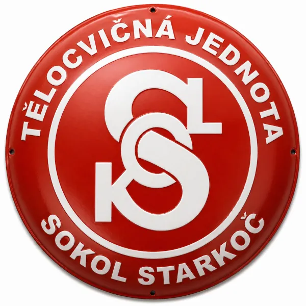 Smaltovaná cedule O-znak 13